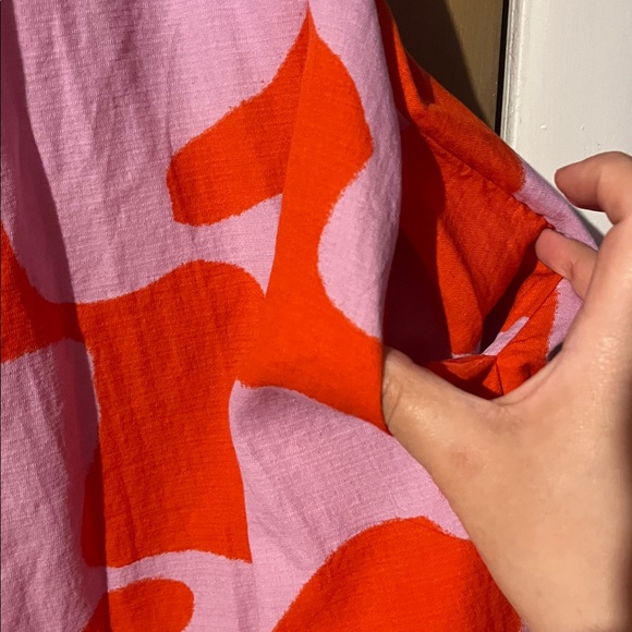 Ava & Viv Lilac and Red Abstract Woven Sundress - Picture 6 of 11